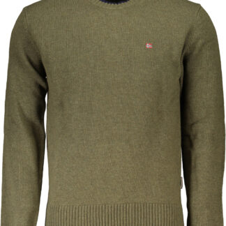 NAPAPIJRI GREEN MEN'S SWEATER