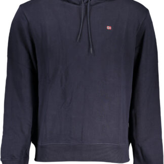 NAPAPIJRI MEN'S BLUE ZIP SWEATSHIRT