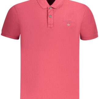 NAPAPIJRI MEN'S SHORT SLEEVE POLO SHIRT RED