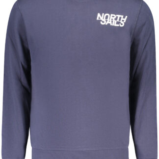 NORTH SAILS MEN'S BLUE ZIP-UP SWEATSHIRT