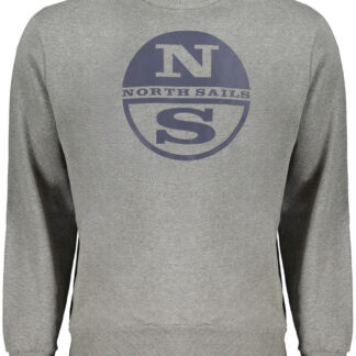 NORTH SAILS MEN'S ZIP-UP SWEATSHIRT GREY