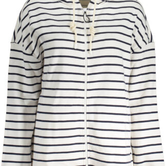 NORTH SAILS WOMEN'S WHITE ZIPPED SWEATSHIRT