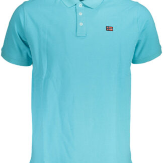 NORWAY 1963 MEN'S SHORT SLEEVE POLO SHIRT BLUE