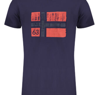 NORWAY 1963 MEN'S SHORT SLEEVE T-SHIRT BLUE