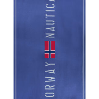 NORWAY 1963 UNISEX BLUE BEACH TOWEL