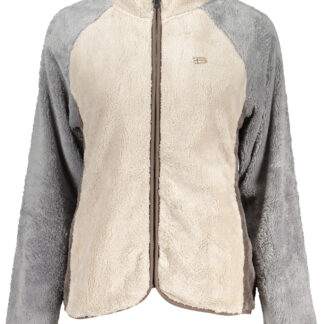NORWAY 1963 WOMEN'S BEIGE ZIP-UP SWEATSHIRT
