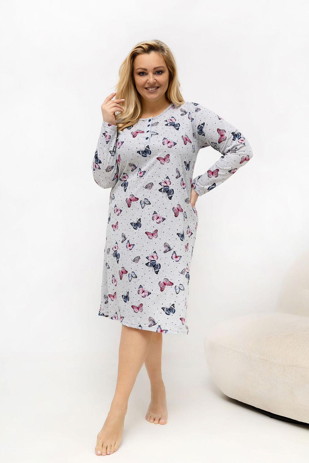 Nachtjapon Plus Size model 226135 Forever Pink