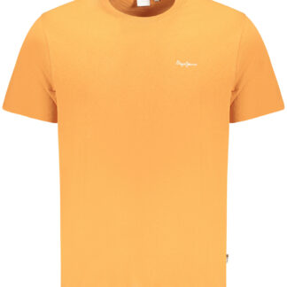 PEPE JEANS MEN'S SHORT SLEEVE T-SHIRT ORANGE