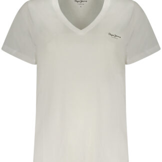 PEPE JEANS WOMEN'S SHORT-SLEEVE T-SHIRT WHITE