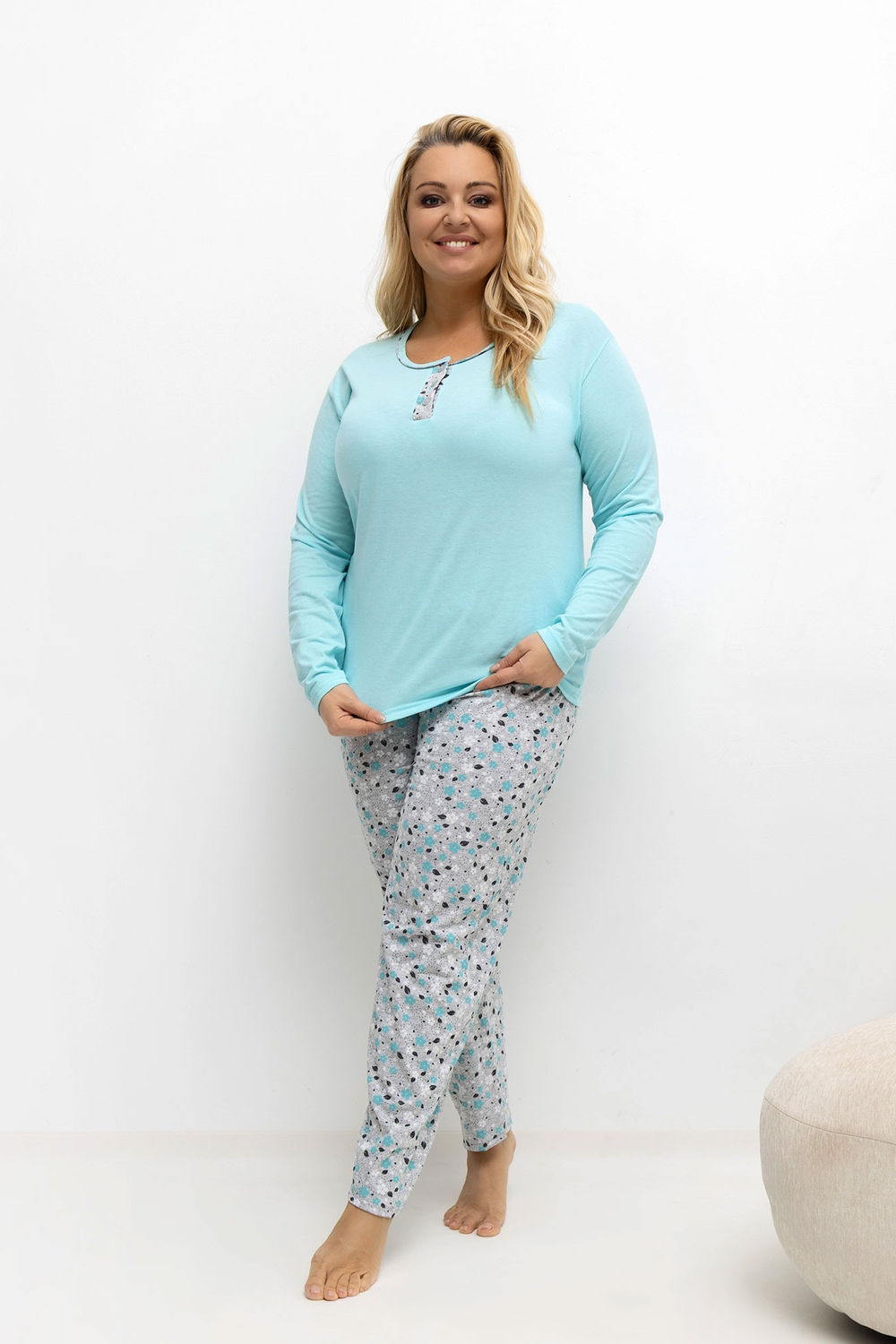 Plus Size Pyjama model 221184 Forever Pink
