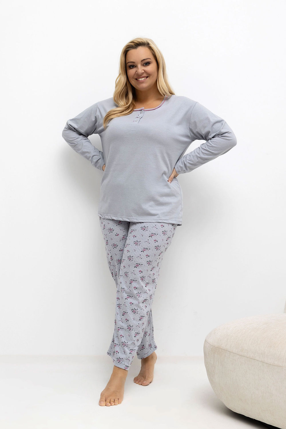 Plus Size Pyjama model 221195 Forever Pink - Afbeelding 2