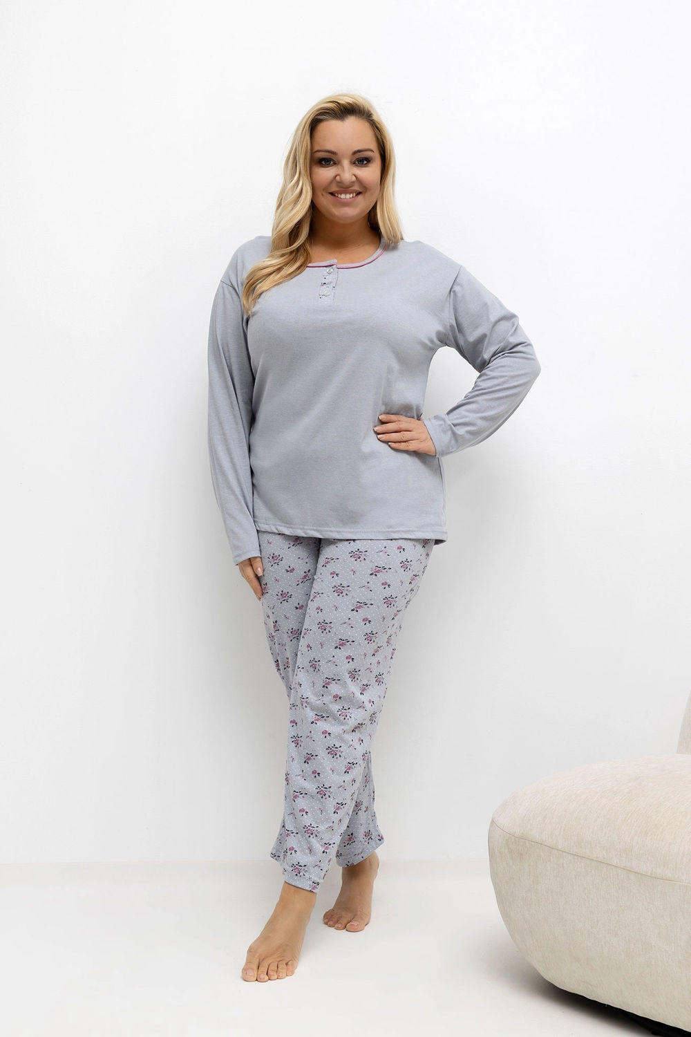 Plus Size Pyjama model 221195 Forever Pink