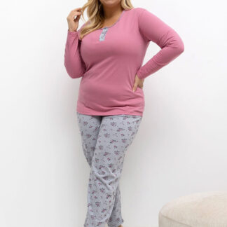 Plus Size Pyjama model 221197 Forever Pink