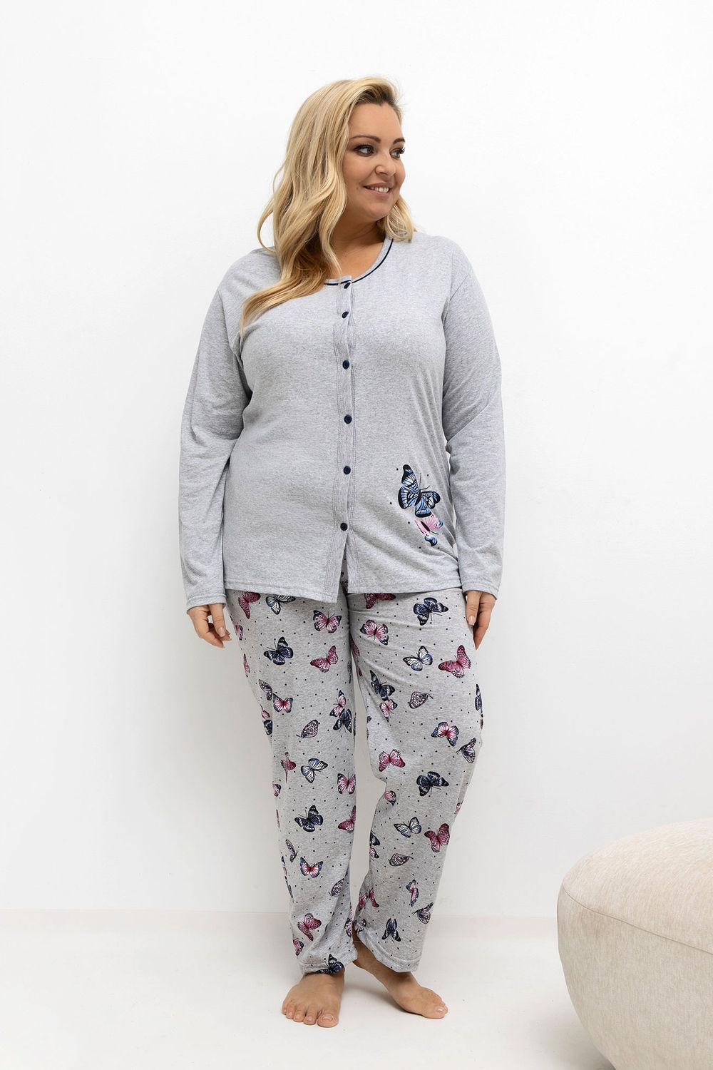 Plus Size Pyjama model 221199 Forever Pink - Afbeelding 2