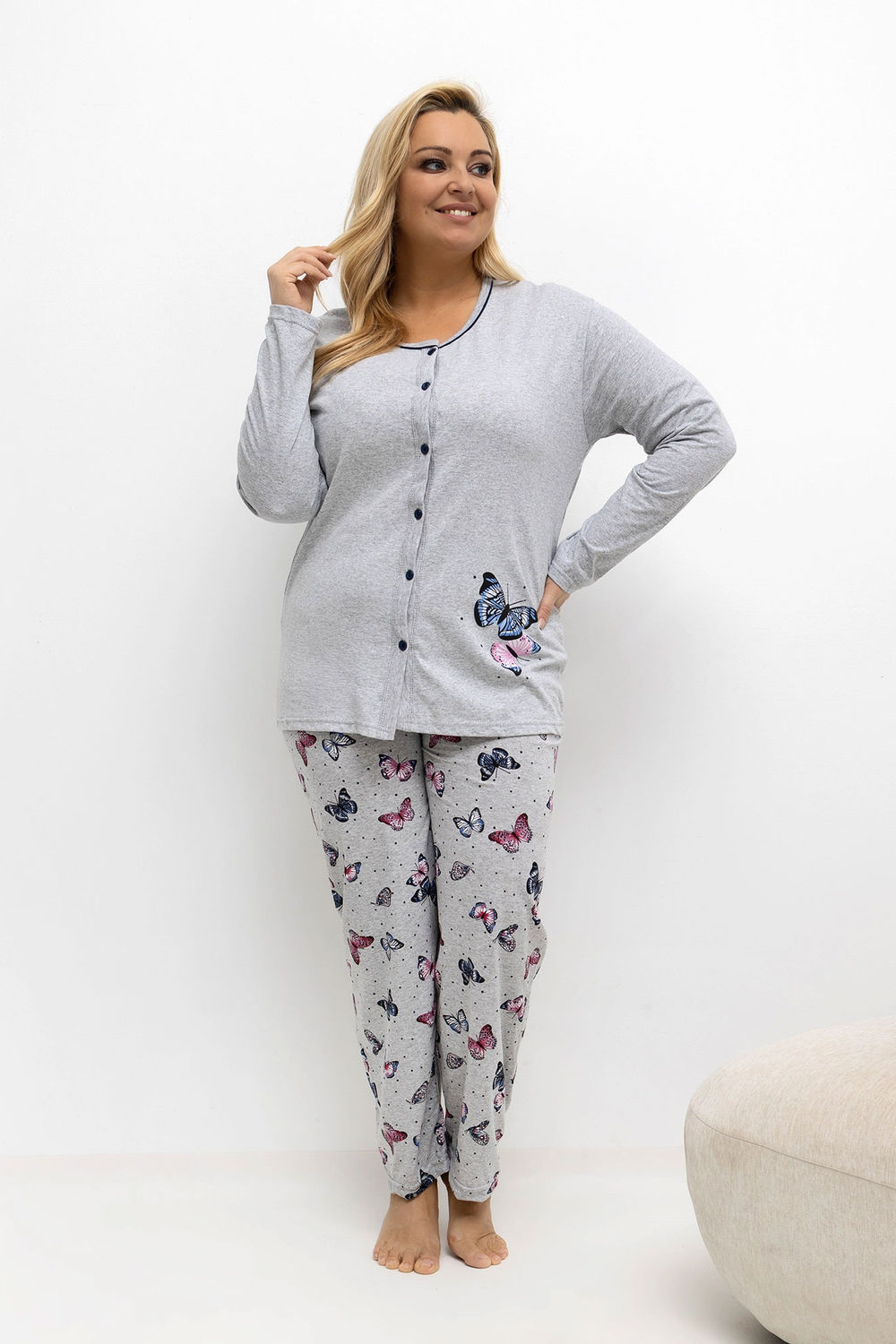 Plus Size Pyjama model 221199 Forever Pink