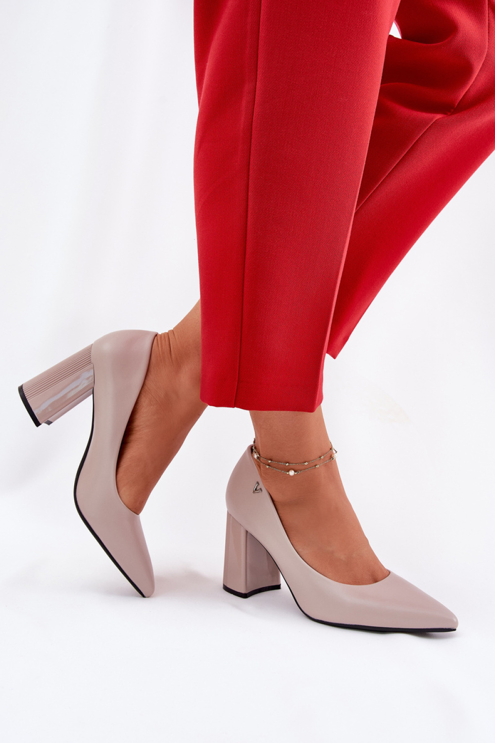 Pumps met dikke hak model 211984 Step in style