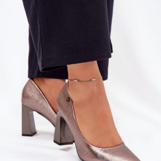 Pumps met dikke hak model 216311 Step in style