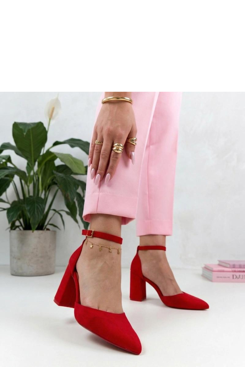 Pumps met dikke hak model 226567 Solea - Afbeelding 2
