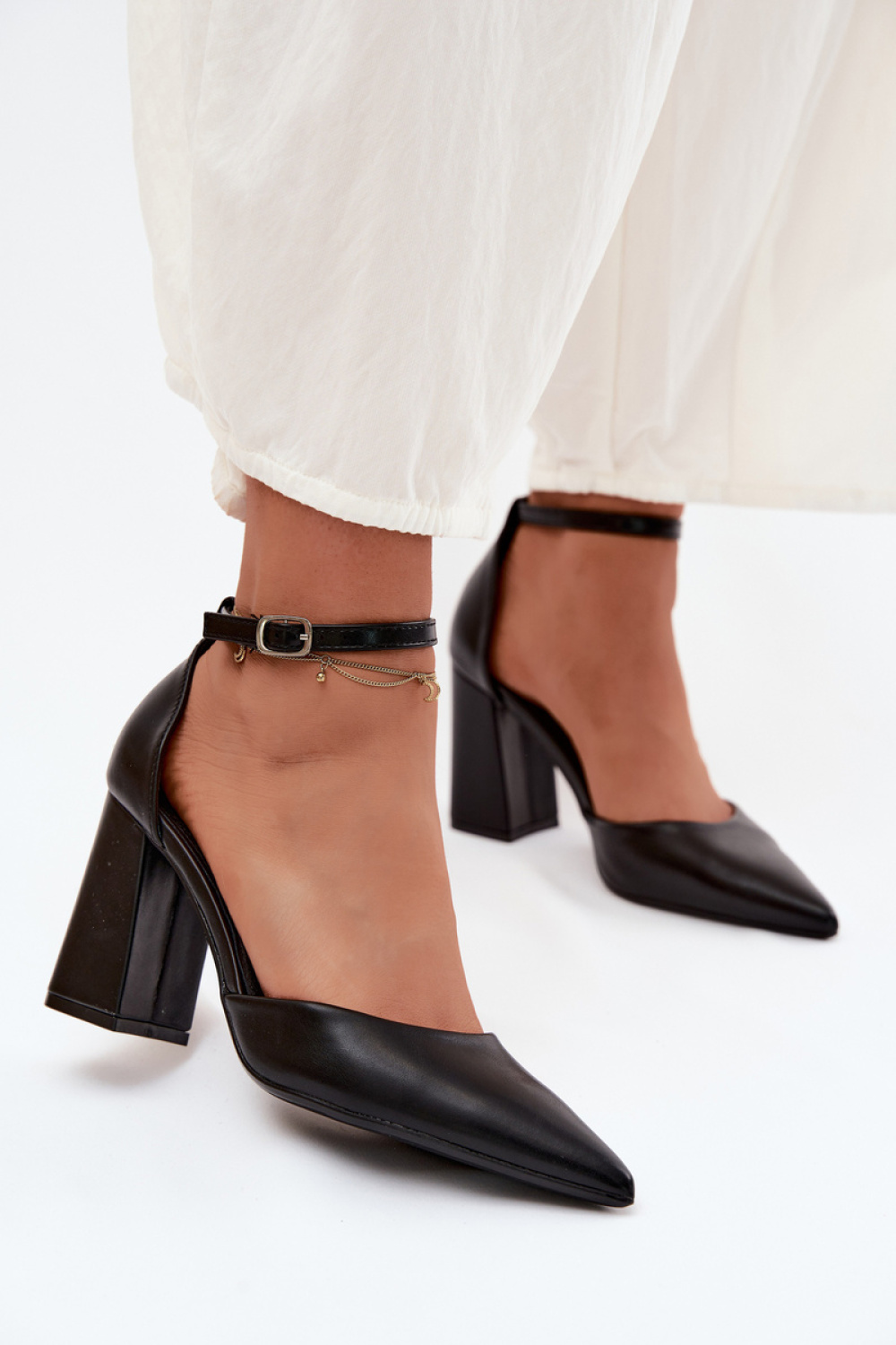 Pumps met dikke hak model 227163 Step in style