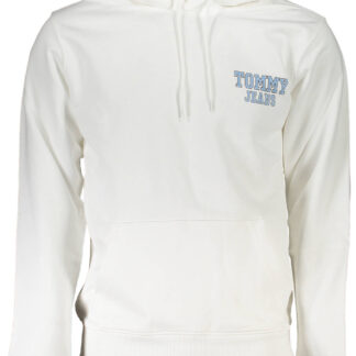 TOMMY HILFIGER MAN WHITE SWEATSHIRT WITHOUT ZIP