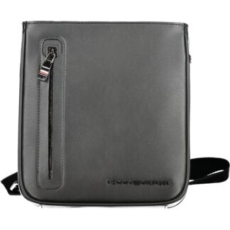 TOMMY HILFIGER MEN'S BLACK SHOULDER BAG