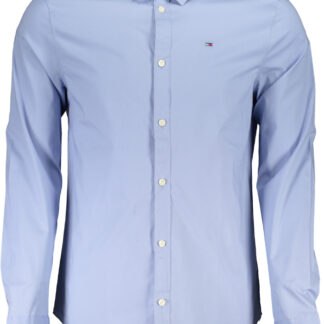 TOMMY HILFIGER MEN'S BLUE LONG SLEEVE SHIRT