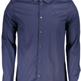 TOMMY HILFIGER MEN'S LONG SLEEVE SHIRT BLUE