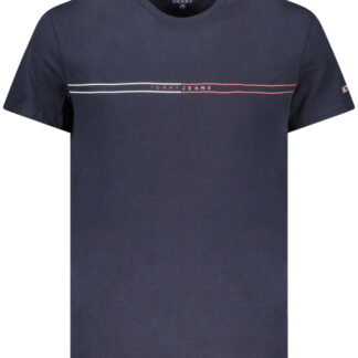 TOMMY HILFIGER MEN'S SHORT SLEEVE T-SHIRT BLUE