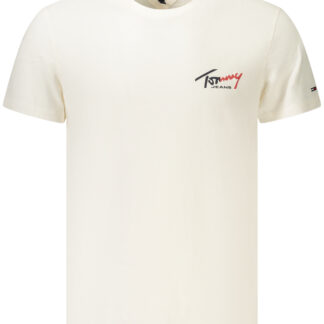 TOMMY HILFIGER MEN'S SHORT-SLEEVE T-SHIRT WHITE