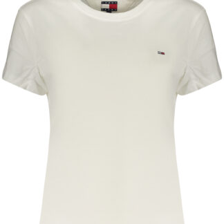 TOMMY HILFIGER WOMEN'S SHORT-SLEEVE T-SHIRT WHITE