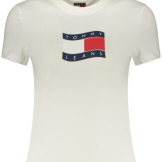 TOMMY HILFIGER WOMEN'S SHORT-SLEEVE T-SHIRT WHITE