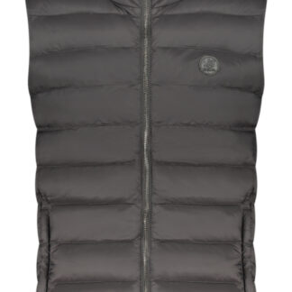 US GRAND MEN'S BLACK SLEEVELESS JACKET