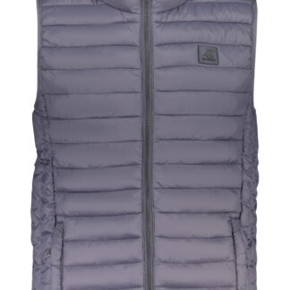 US GRAND MEN'S BLUE SLEEVELESS JACKET