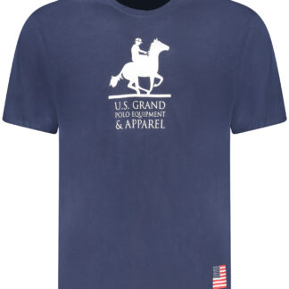 US GRAND MEN'S SHORT-SLEEVE T-SHIRT BLUE