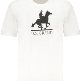 US GRAND MEN'S SHORT-SLEEVE T-SHIRT WHITE