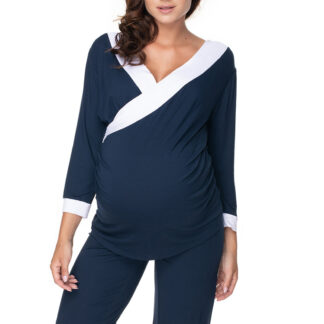 Zwangerschaps pyjama model 138236 PeeKaBoo