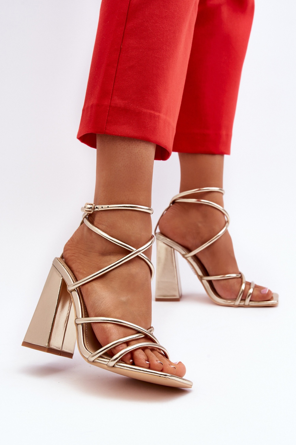 sandalen op hak model 193938 Step in style - Afbeelding 3