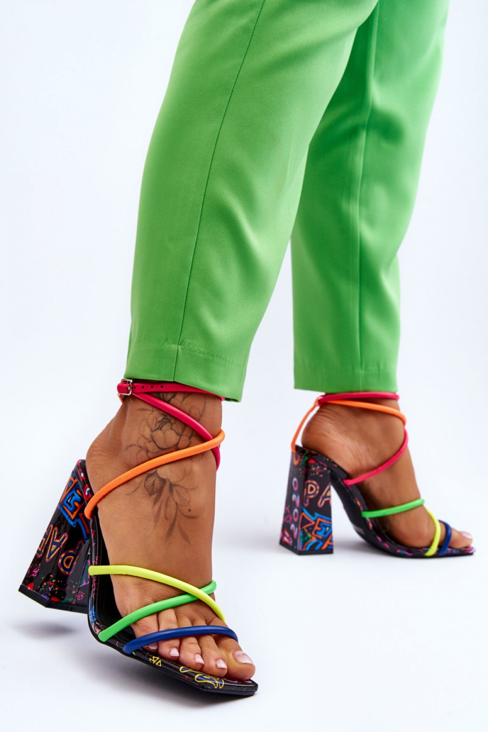 sandalen op hak model 193942 Step in style