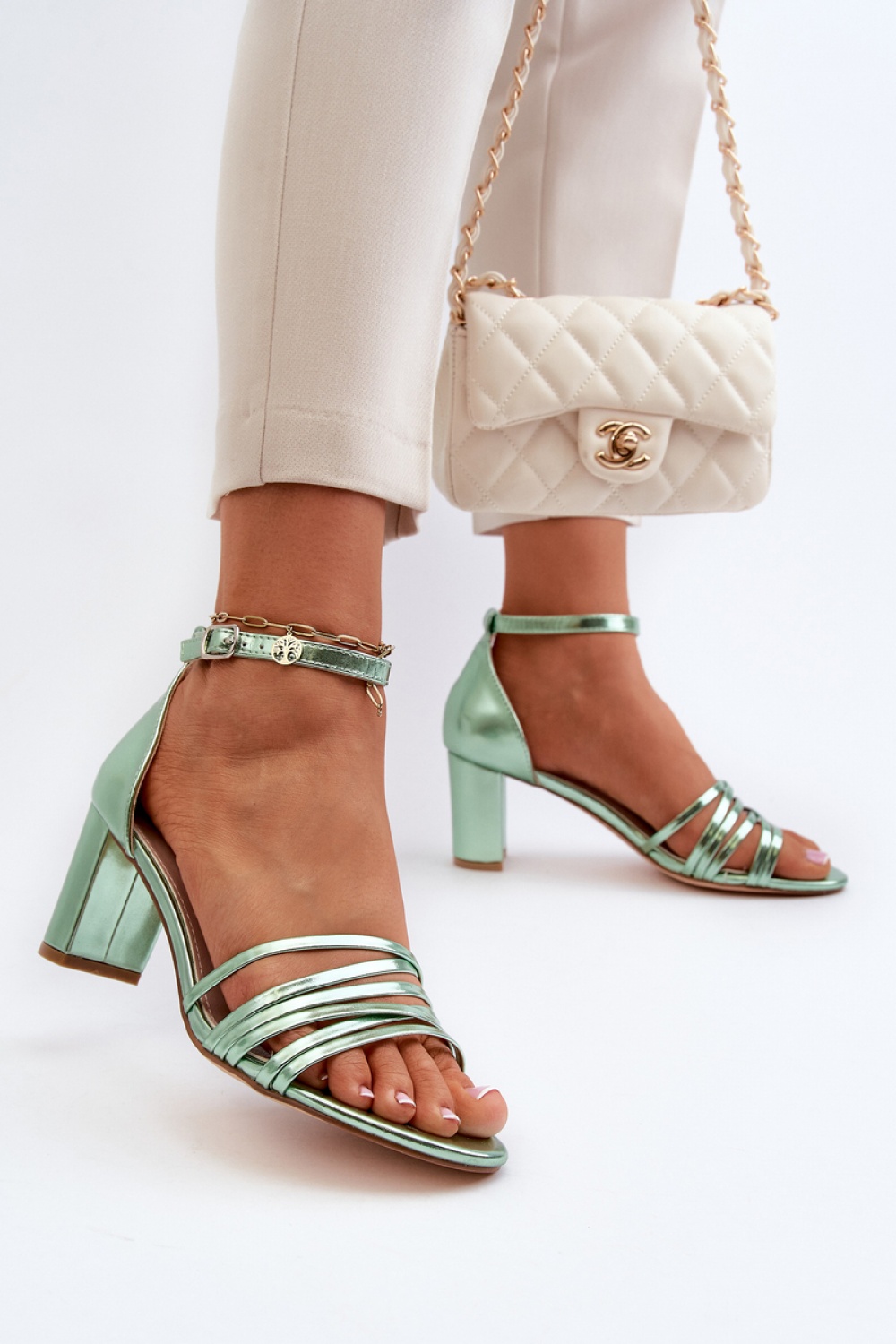 sandalen op hak model 194991 Step in style