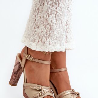 sandalen op hak model 198398 Step in style