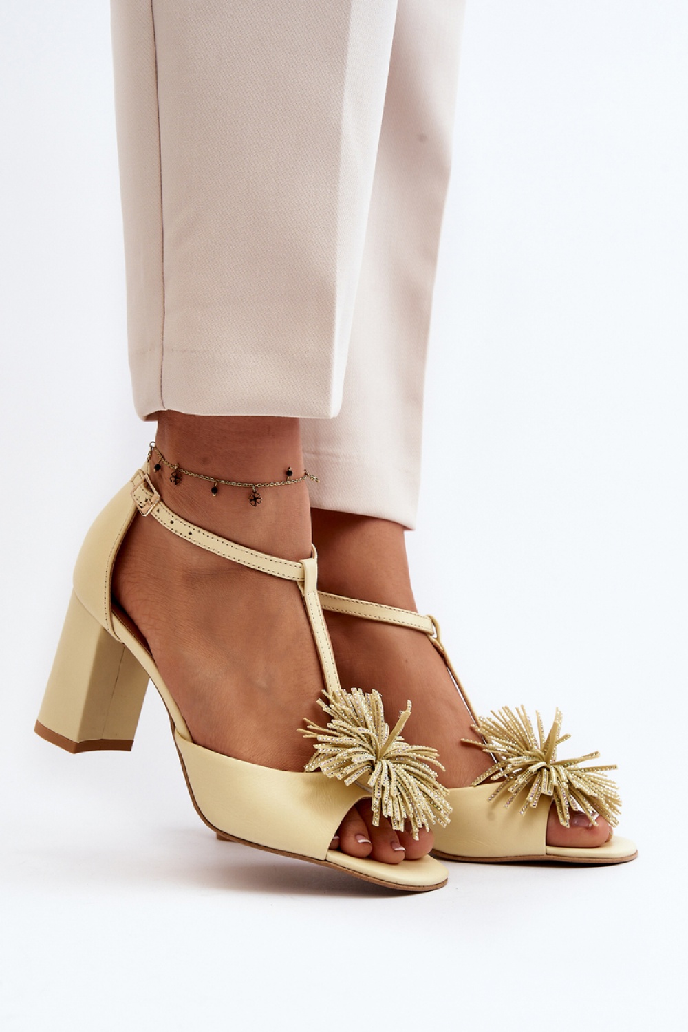 sandalen op hak model 198793 Step in style