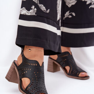 sandalen op hak model 211365 Step in style