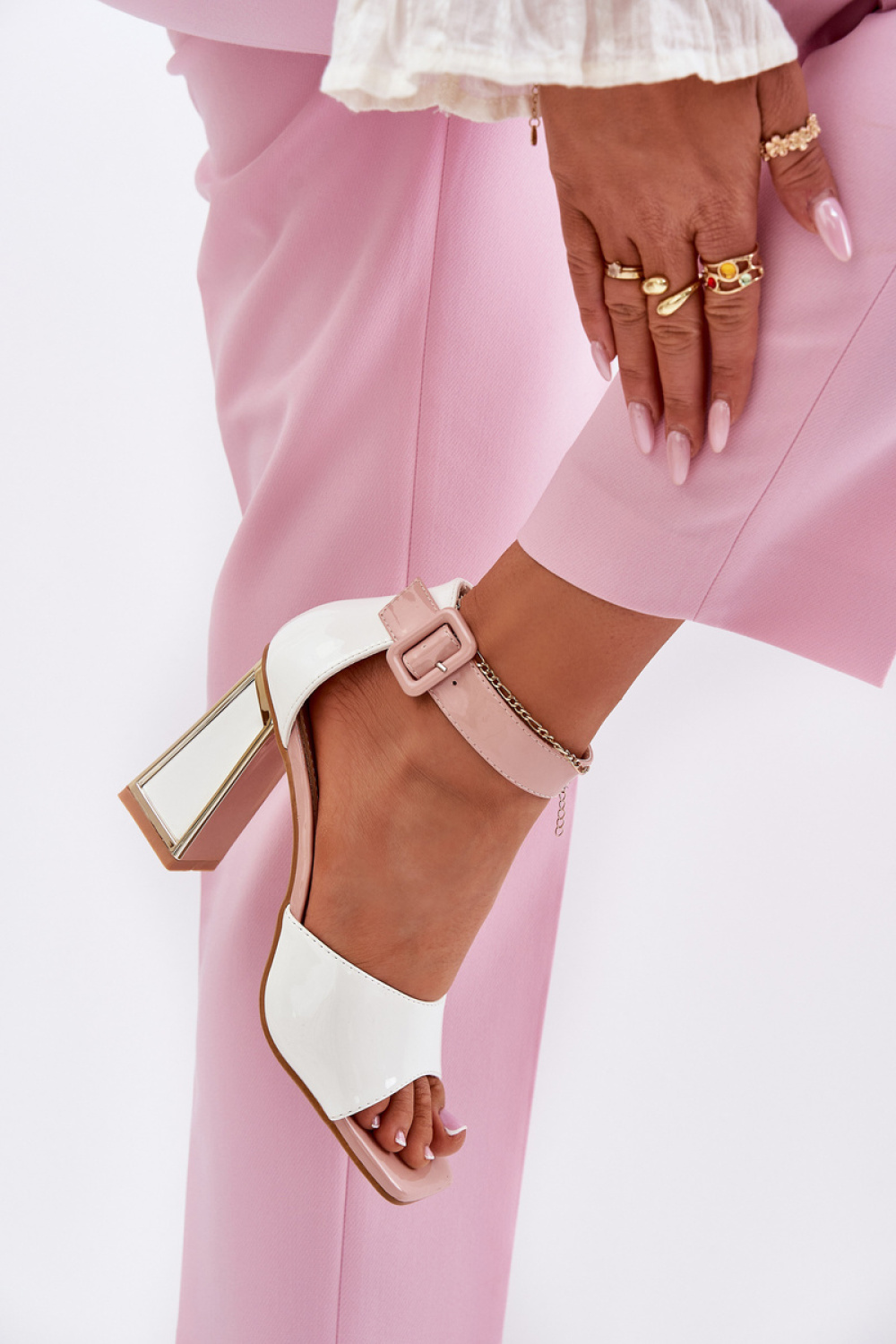 sandalen op hak model 212823 Step in style - Afbeelding 3