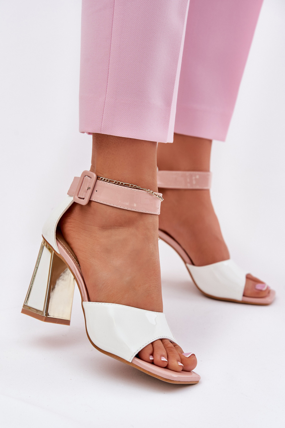 sandalen op hak model 212823 Step in style