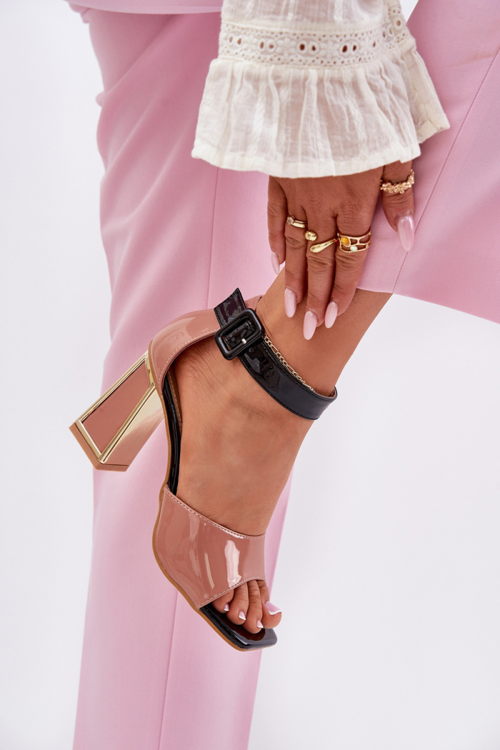 sandalen op hak model 212824 Step in style - Afbeelding 3