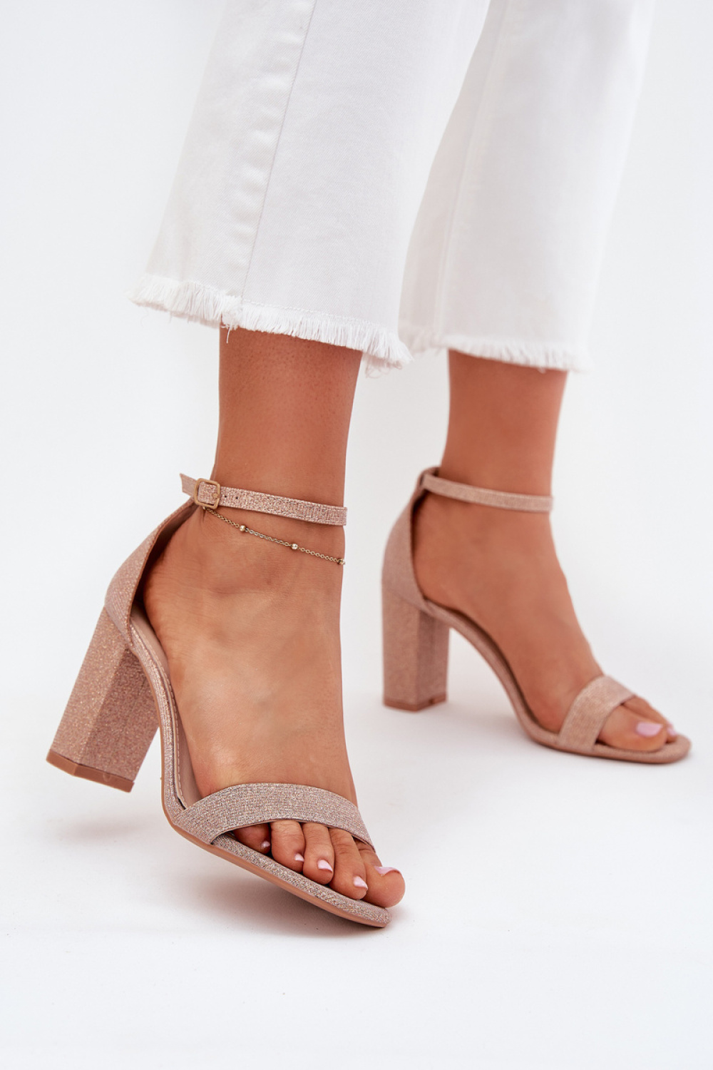 sandalen op hak model 215640 Step in style