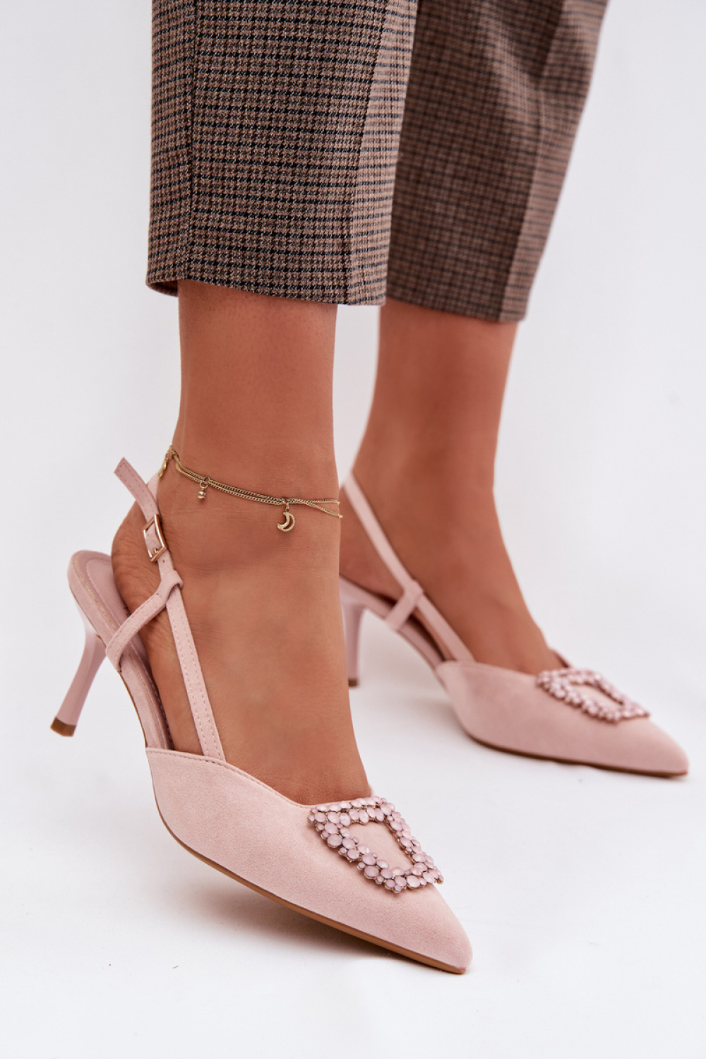 sandalen op hak model 224465 Step in style