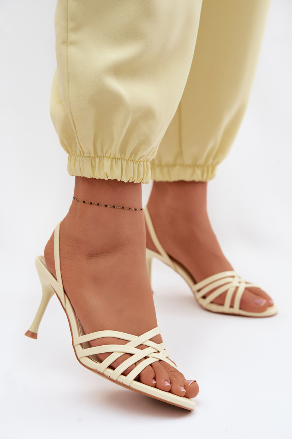 sandalen op hak model 227437 Step in style