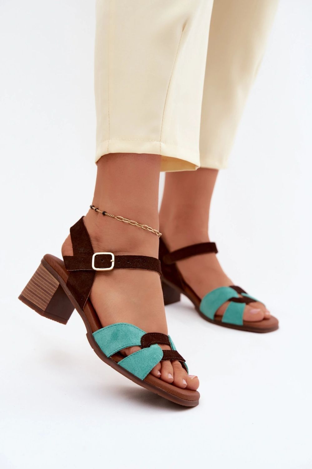 sandalen op hak model 227911 Step in style - Afbeelding 3