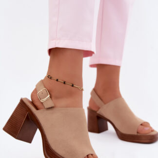 sandalen op hak model 227915 Step in style